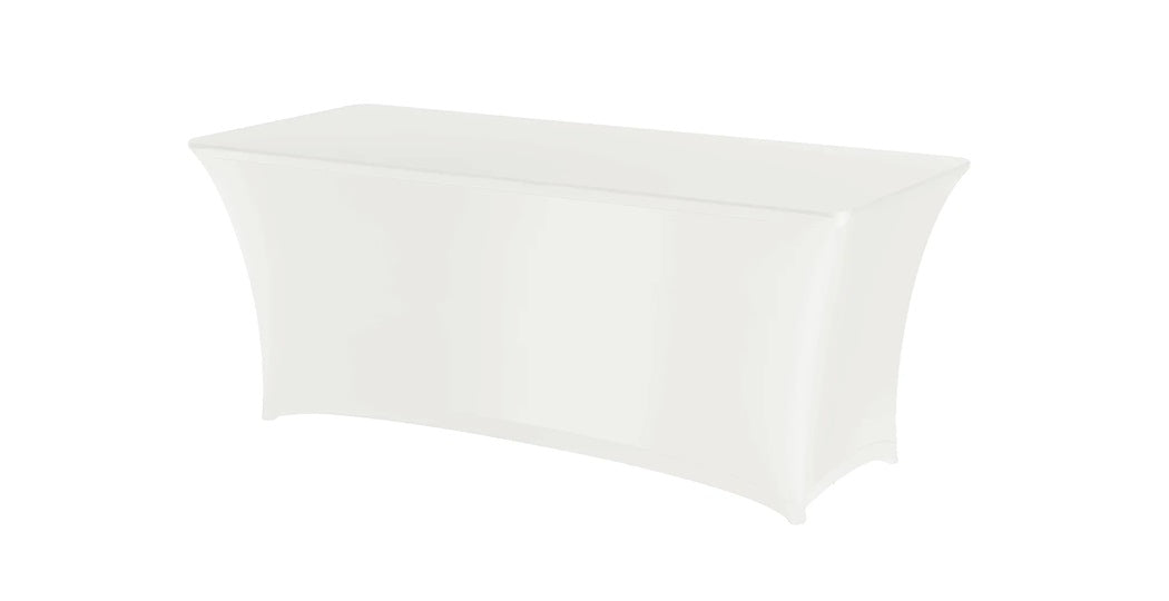 Rektangulært bordtrekk i jersey stoff – fleksible cover for buffetbord