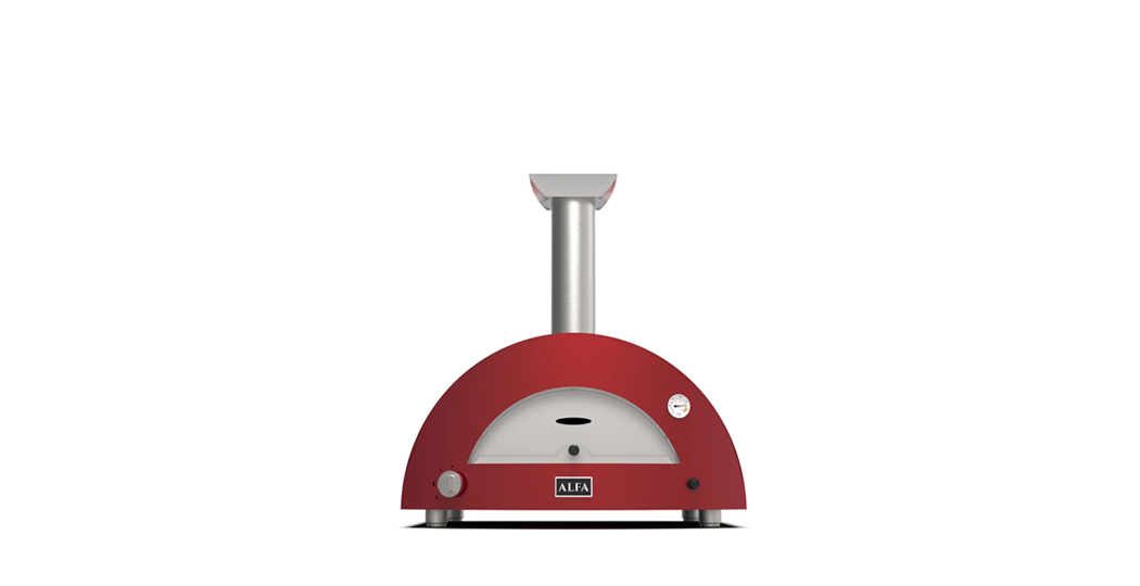 Alfa pizzaovn Moderno 3 Pizza hybrid i fargen Ardesia grey, Antique red eller Fire yellow
