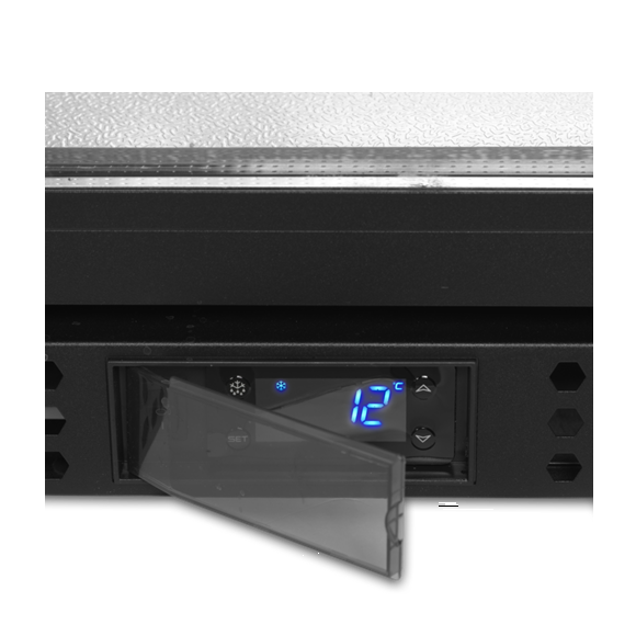 Tefcold Backbar Kjøleskap BA11H med innvendig LED lys