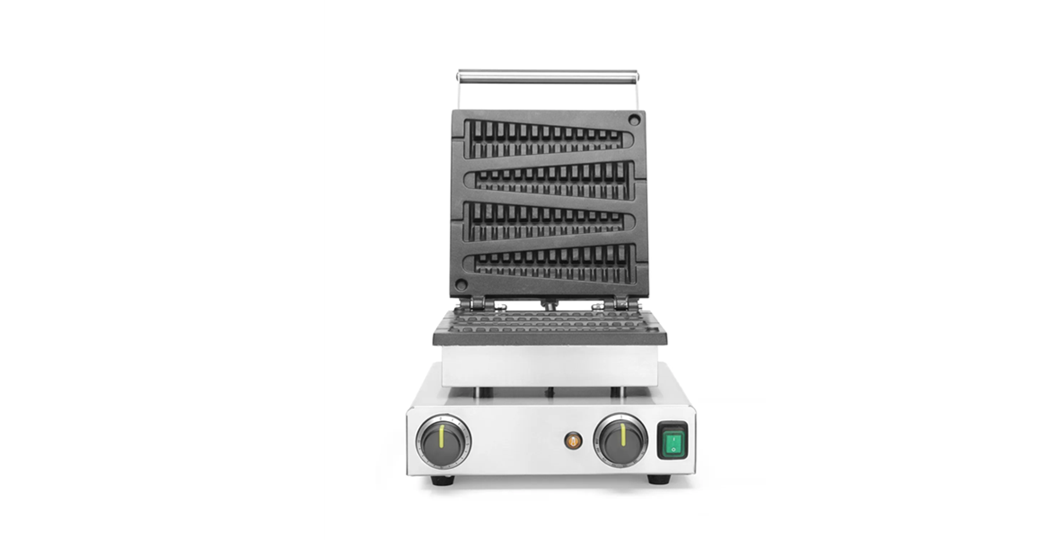 Vaffeljern for 4 x lollipop vafler med timer