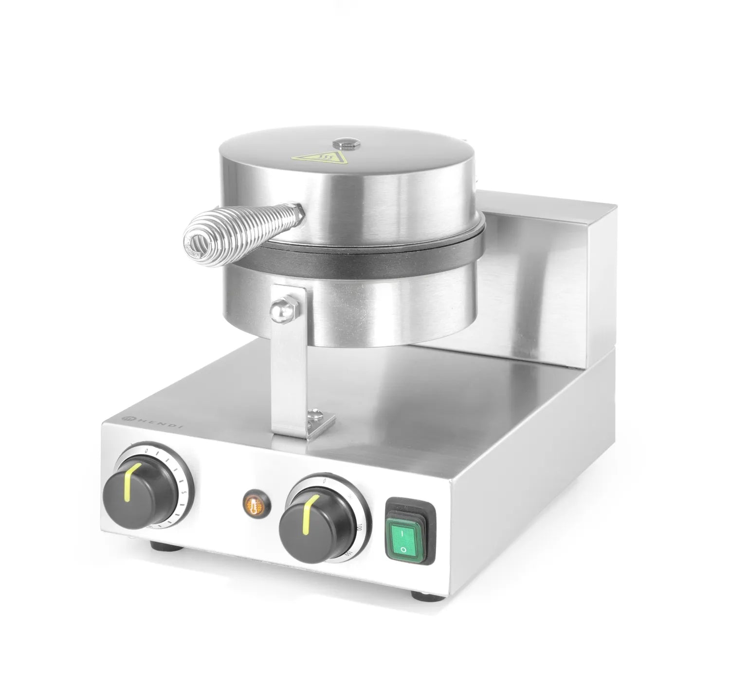 Vaffeljern for runde Belgiske vafler ø19 cm med timer