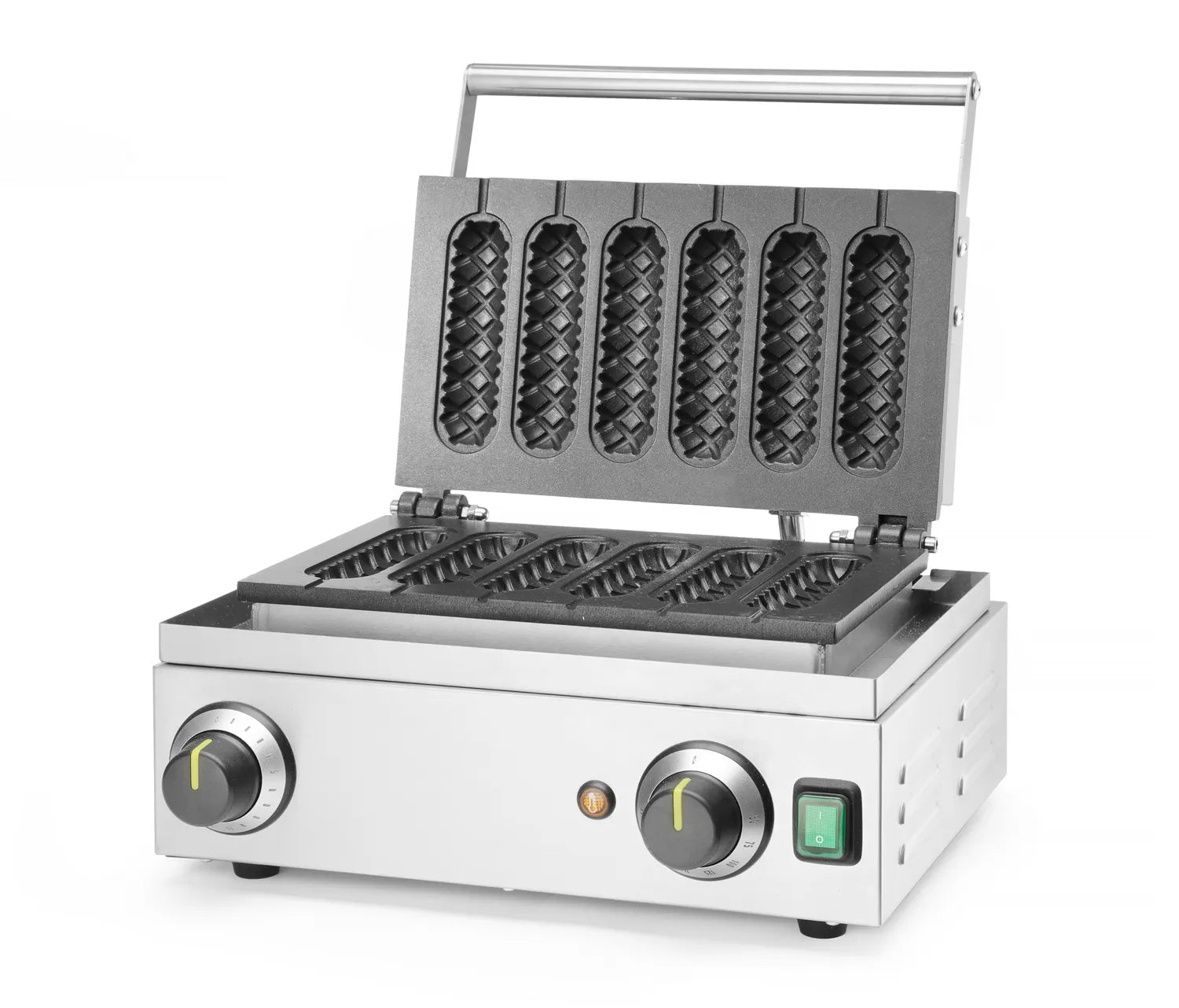 Vaffeljern for 6 x lollipop corndog vafler med timer