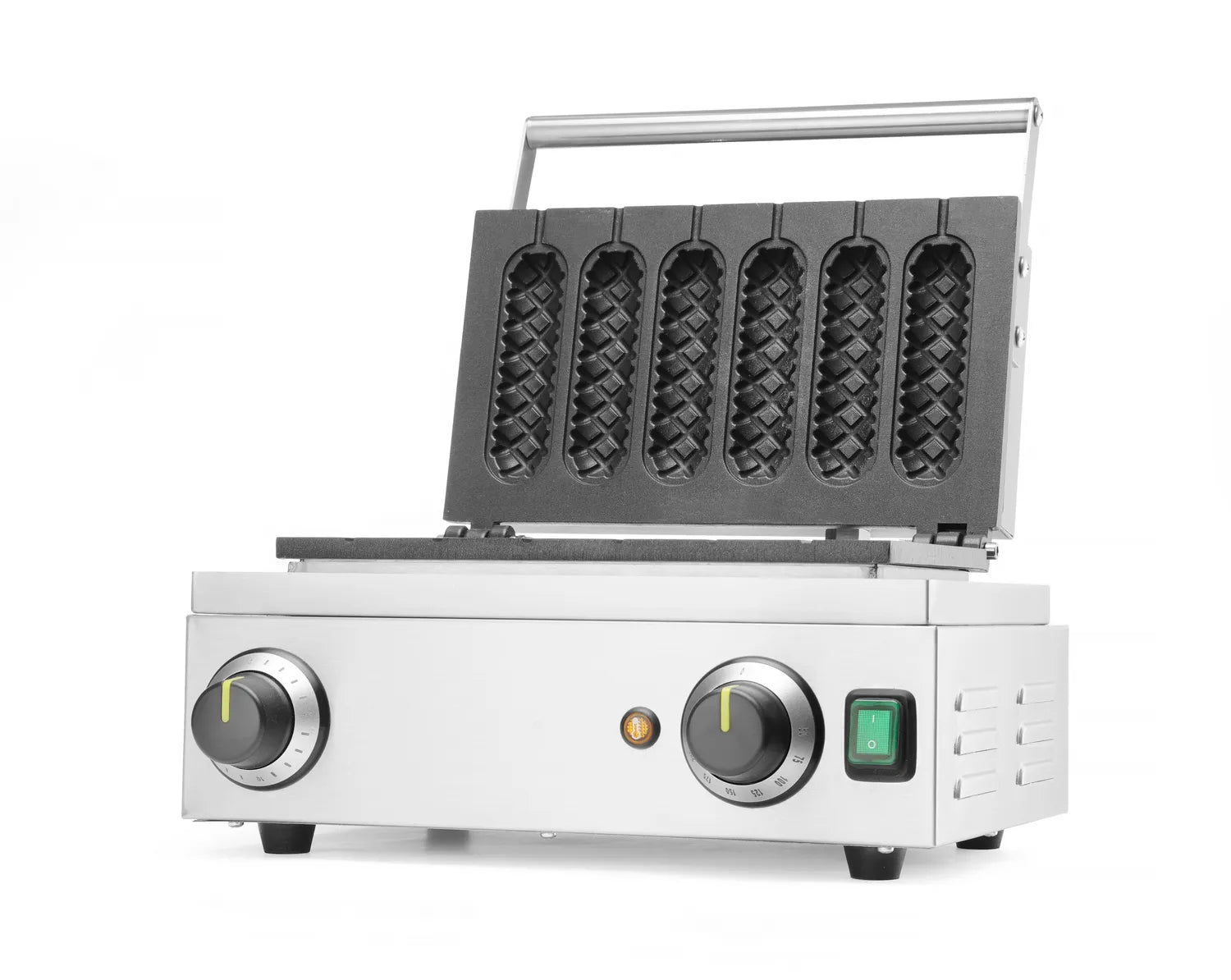 Vaffeljern for 6 x lollipop corndog vafler med timer