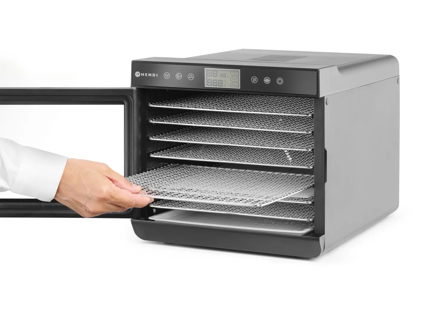 Dehydrator / mattørker i kjøkkenserien for 7 brett – tørking av frukt, bær og kjøtt