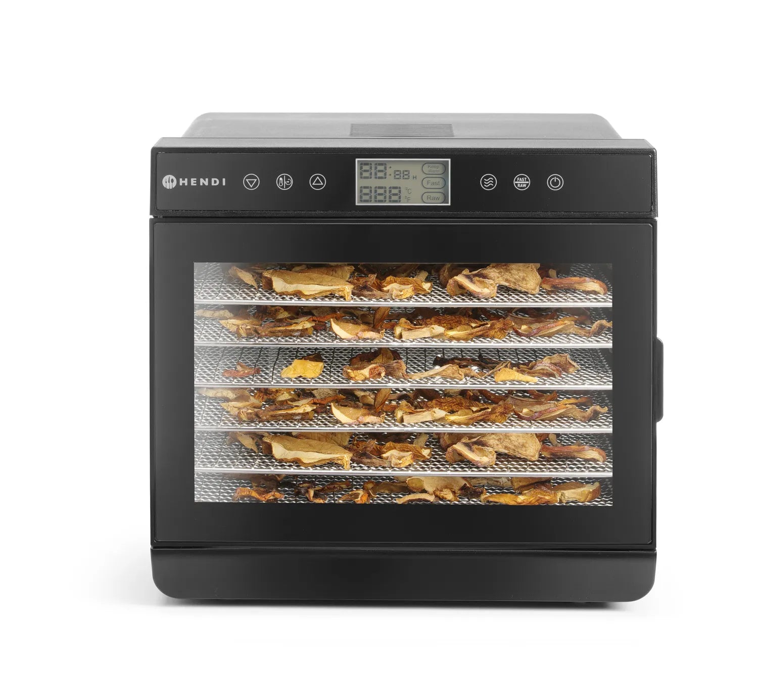 Dehydrator / mattørker i kjøkkenserien for 7 brett – tørking av frukt, bær og kjøtt