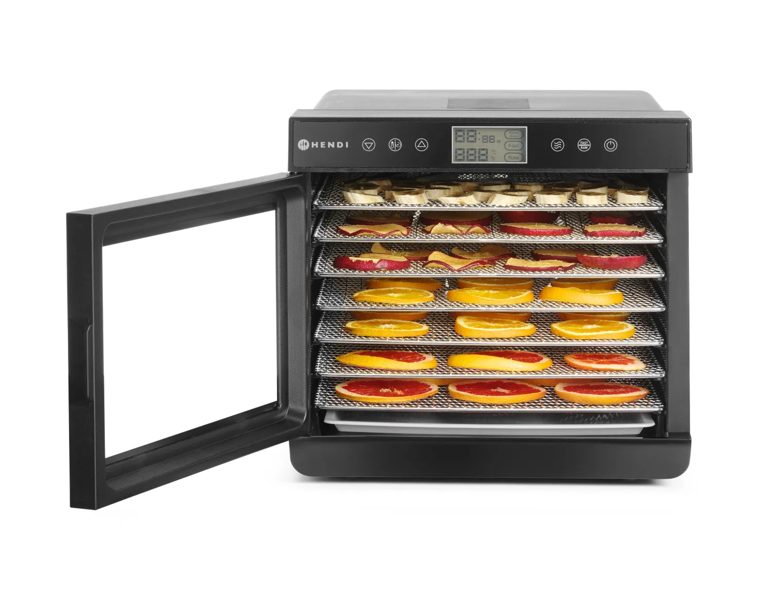 Dehydrator / mattørker i kjøkkenserien for 7 brett – tørking av frukt, bær og kjøtt