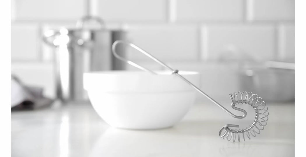 Spiralvisp i rustfritt stål - perfekt for både profesjonelle kjøkken og hjemmebruk