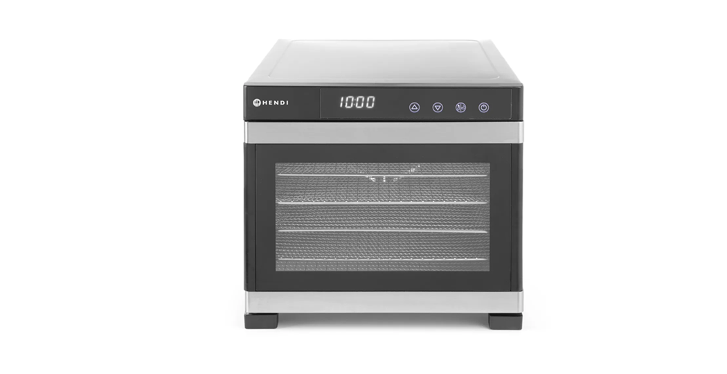 Dehydrator / mattørker i proffserien for 6 brett – tørking av frukt, bær og kjøtt