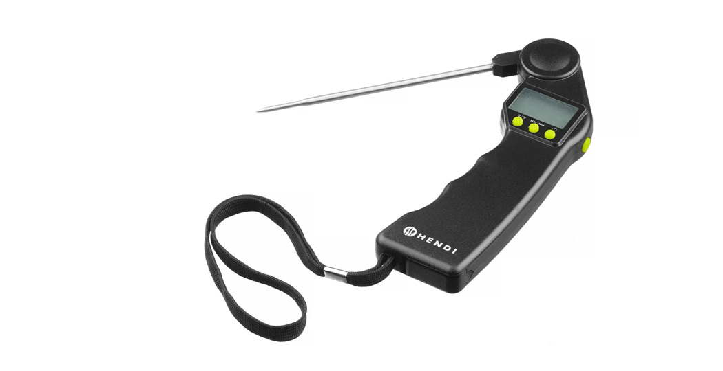 Digitalt kjøkkentermometer med foldbar sonde – presis og smidig