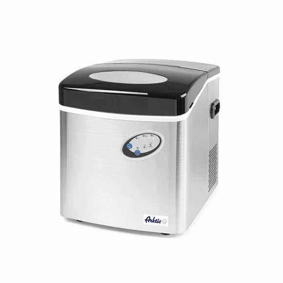 Isbitmaskin med kapasitet 15kg pr 24t Bordmodell