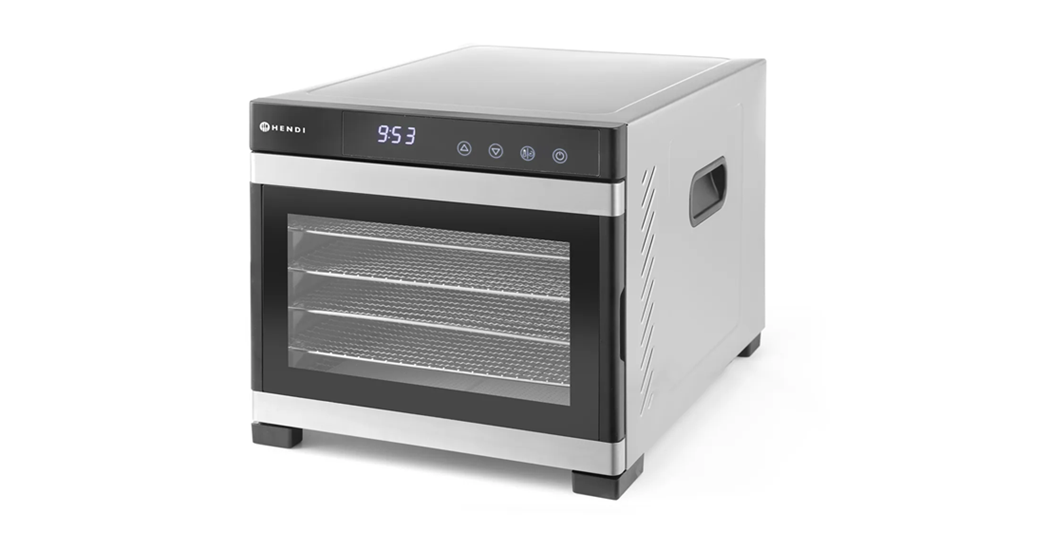 Dehydrator / mattørker i proffserien for 6 brett – tørking av frukt, bær og kjøtt