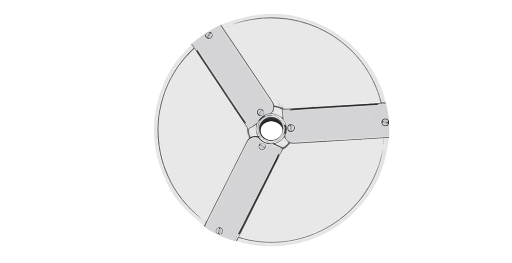 Skjæreskive for grønnsakskutter fra 1 til 10 mm