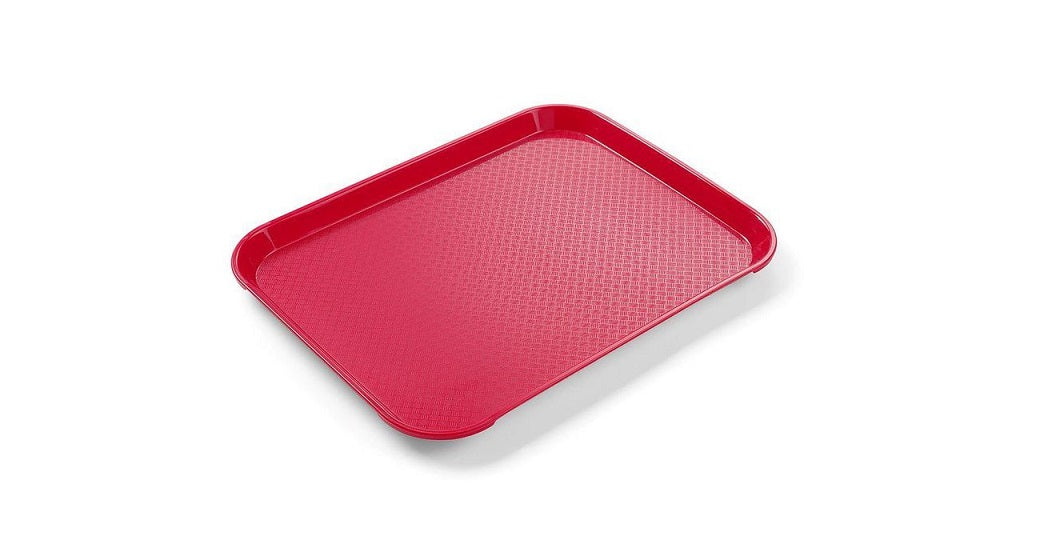 Fastfood-brett av polypropylen 345 x 265 mm – robust serveringsbrett for servering og transport