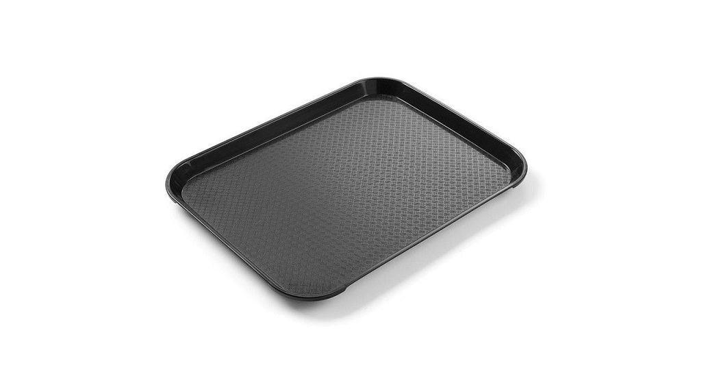 Fastfood-brett av polypropylen 345 x 265 mm – robust serveringsbrett for servering og transport