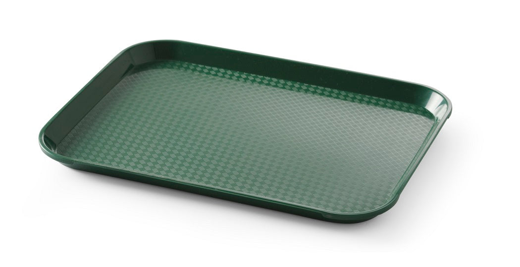 Fastfood-brett av polypropylen 345 x 265 mm – robust serveringsbrett for servering og transport
