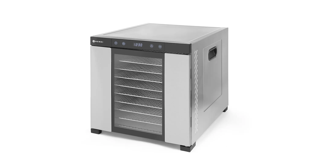 Dehydrator / mattørker i proffserien for 10 brett – tørking av frukt, bær og kjøtt