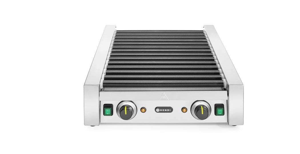 Pølsegrill med to varmesoner – 11 eller 14 ruller