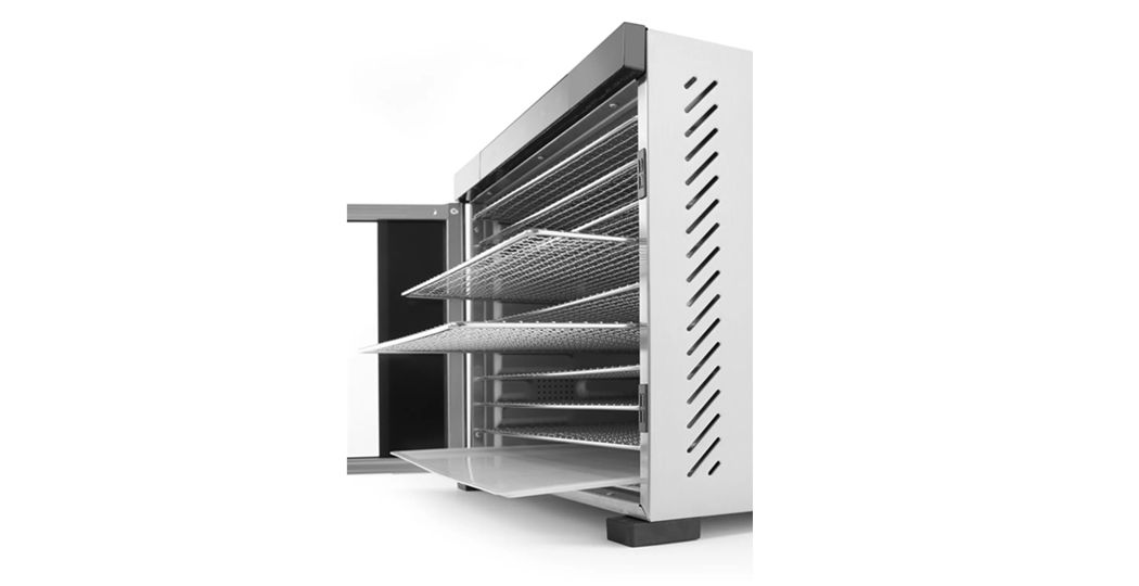 Dehydrator / mattørker i proffserien for 10 brett – tørking av frukt, bær og kjøtt