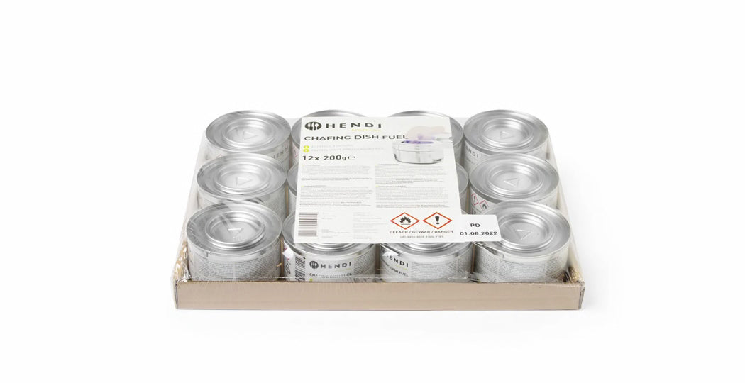 Chafing dish brennpasta 200 gram brennetid +- 3 timer