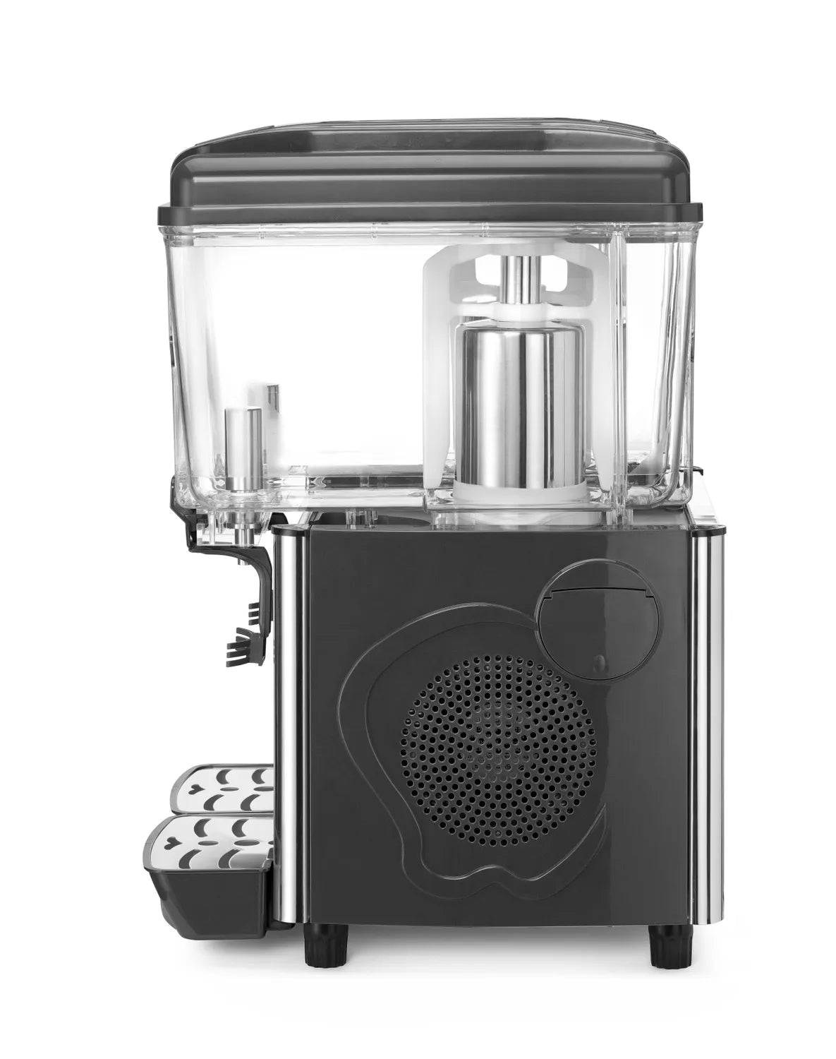 Saftdispenser / juicedispenser med kjøling på 2 x 12 liter – Elektrisk dispenser for juice og saft