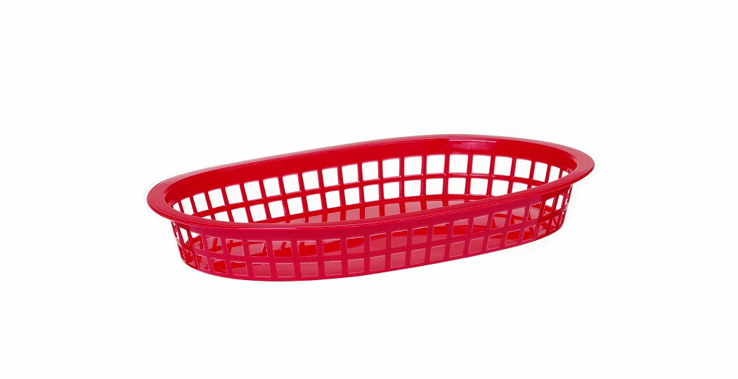 Sett med 6 serveringskurver – fast food-stil