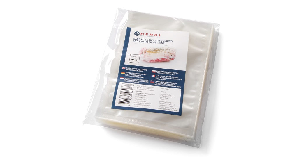 Sous-vide vakuumposer for kammermaskiner, 2-lags, 75 µm