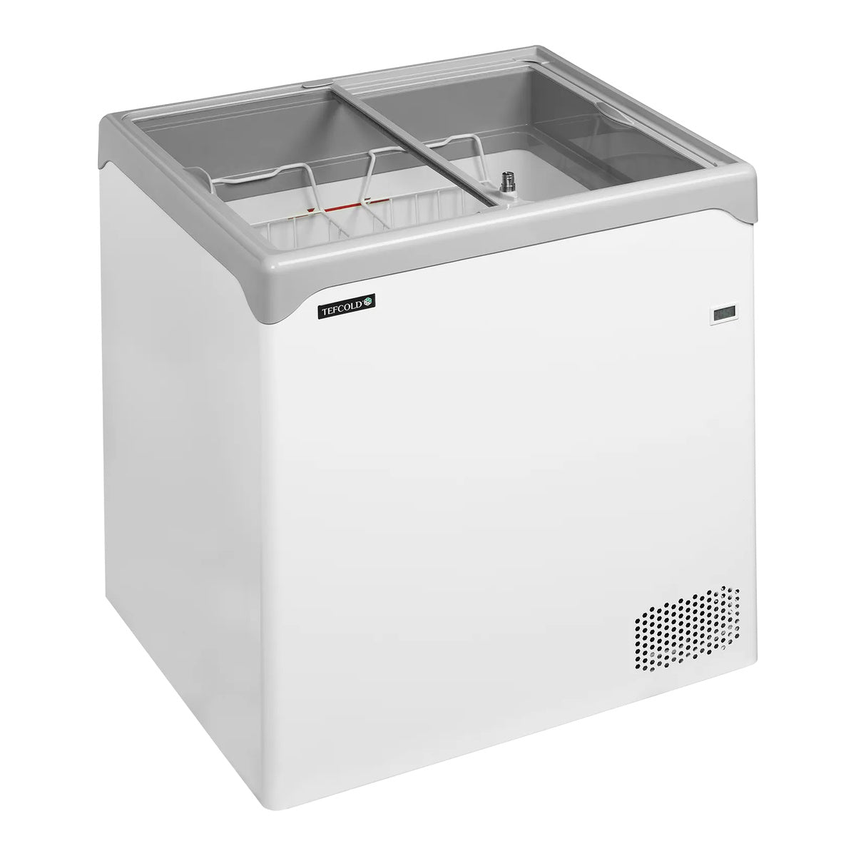 Isdisk Tefcold NIC202SC – LED-belysning, digitalt termometer, hjul