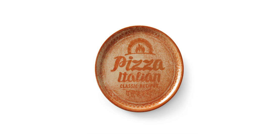 Pizzatallerken 6-pakk “Recipe Collection – Brick Red”