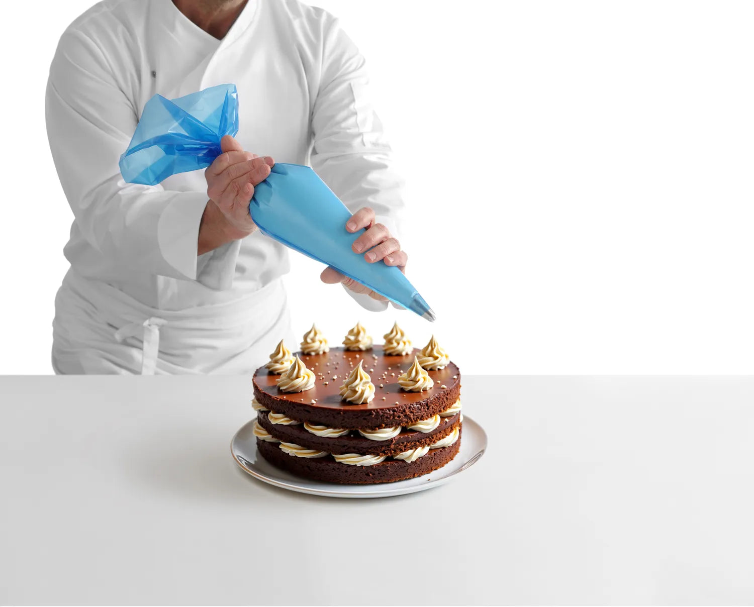 Sprøyteposer på rull med 100 stk – Engangs sprøyteposer med antiskli overflate