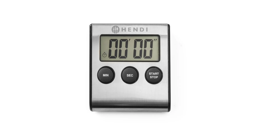 Digital kjøkkentimer – kompakt og magnetisk med nedtelling