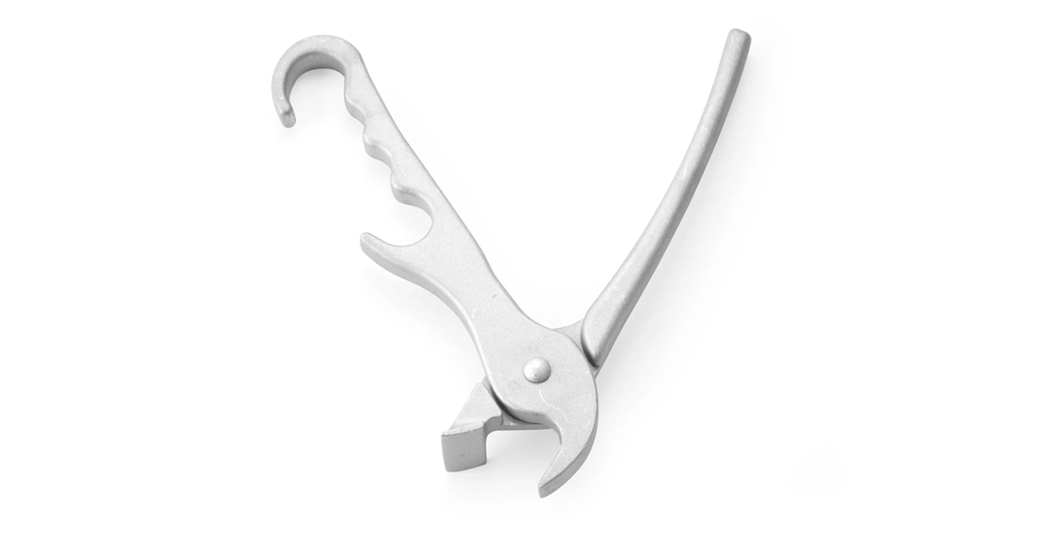 Pannegriper / klype for pizzapanner - 200 mm aluminium, trygg og funksjonell