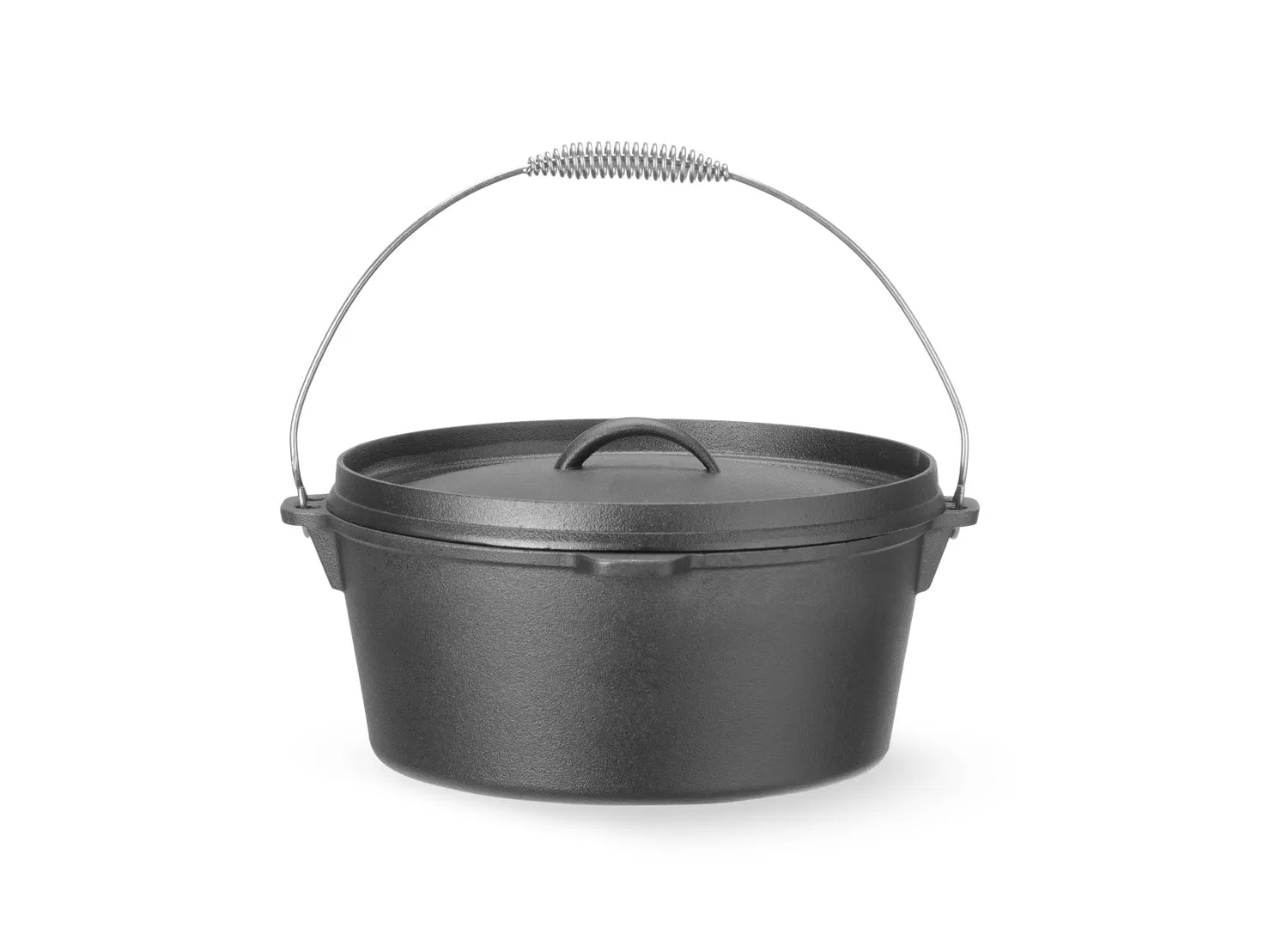 Støpejernsgryte / dutch oven med lokk på 7,2 liter – For tradisjonell og jevn matlaging