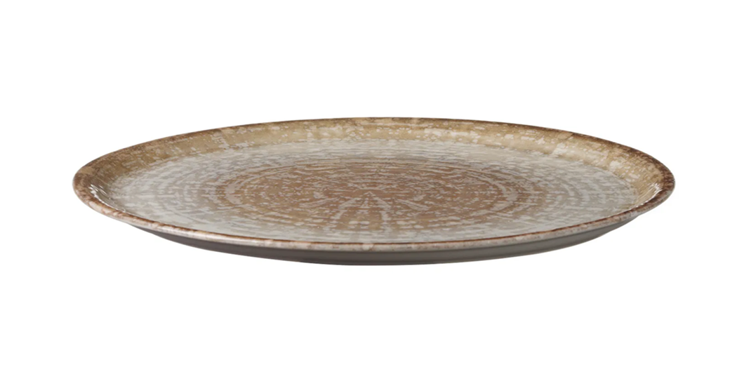 Pizzatallerken 6-pakk "Crete" – elegant stein-look i porselen