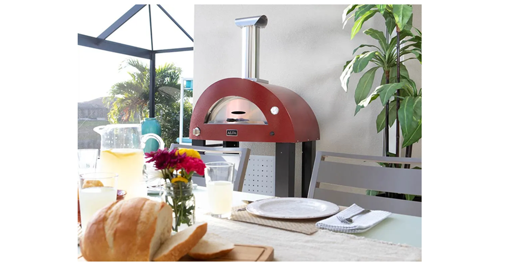 Alfa pizzaovn Moderno 3 Pizza hybrid i fargen Ardesia grey, Antique red eller Fire yellow