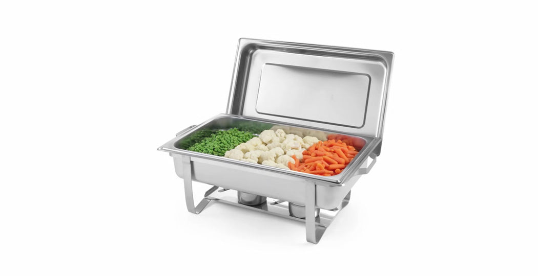 Chafing dish gastronorm 1/1 kjøkken serien for GN kantiner inntil 65 mm dype