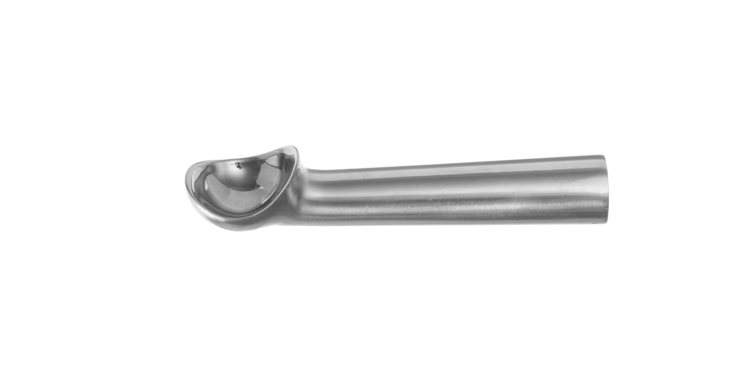 Stöckel iskremskje i aluminium med kulestørrelse fra ø49 til ø56 mm