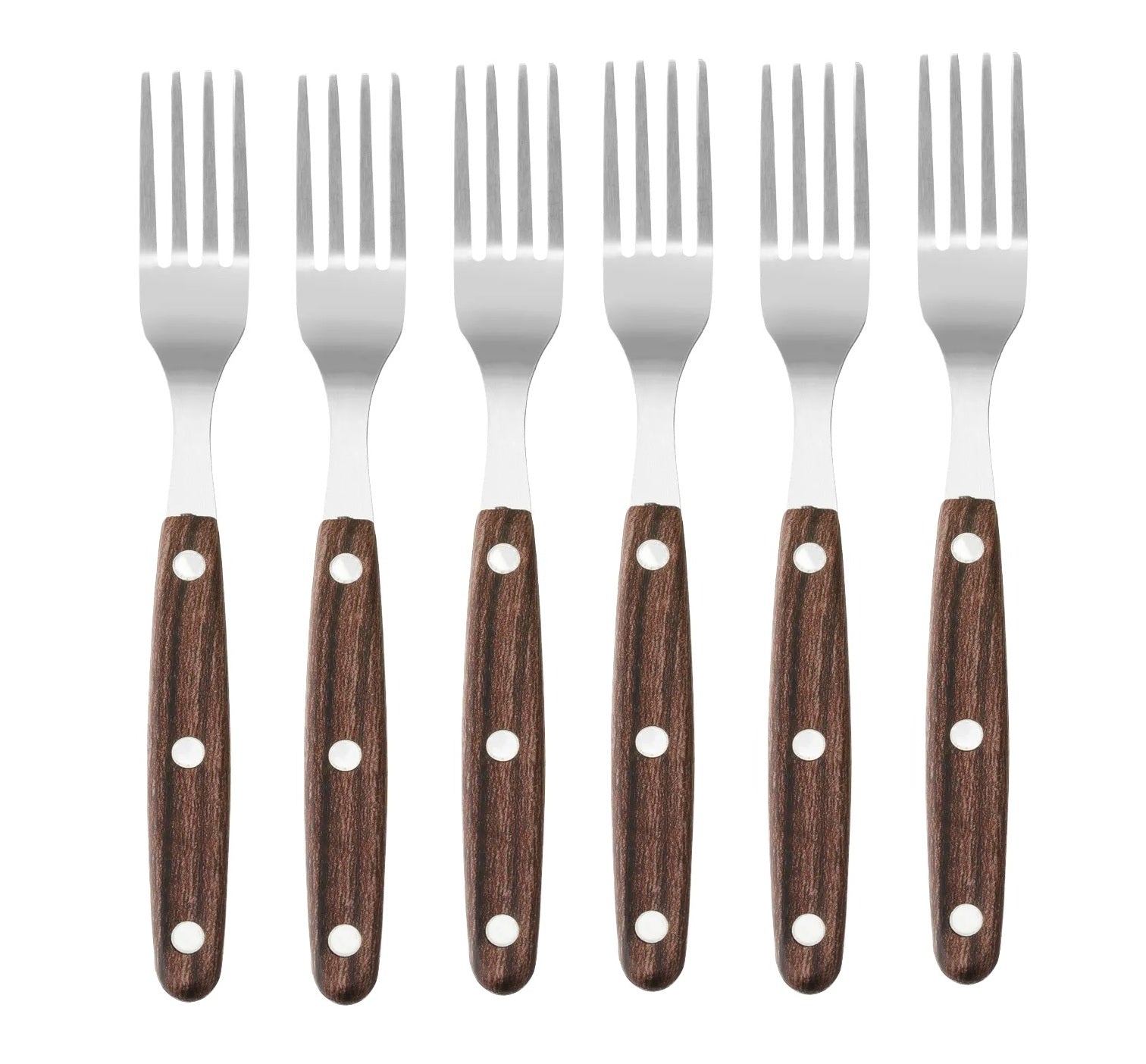 Biffgaffelsett med 6 stk i pakken – 6-delers gaffelsett for kjøtt og grilling