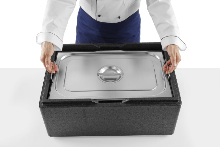 Lokk for kantine / GN-beholdere med håndtak - spor for håndtak