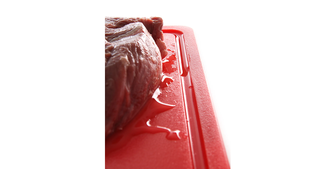 Hygienevennlig skjærebrett med mål GN1/2 (325x265 mm), tilgjengelig i flere farger