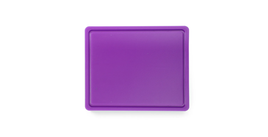 Hygienevennlig skjærebrett med mål GN1/2 (325x265 mm), tilgjengelig i flere farger