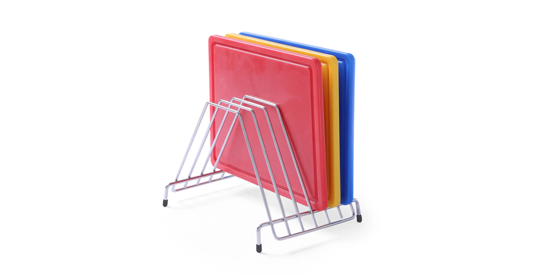 Stativ for skjærebrett, effektiv oppbevaring for inntil 6 skjærebrett