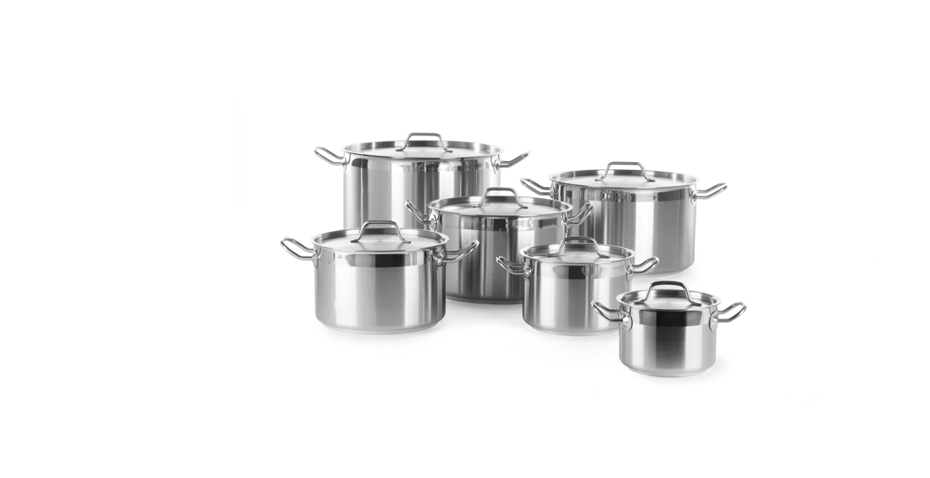 Kjele/Gryte med lokk 2L til 23,5L