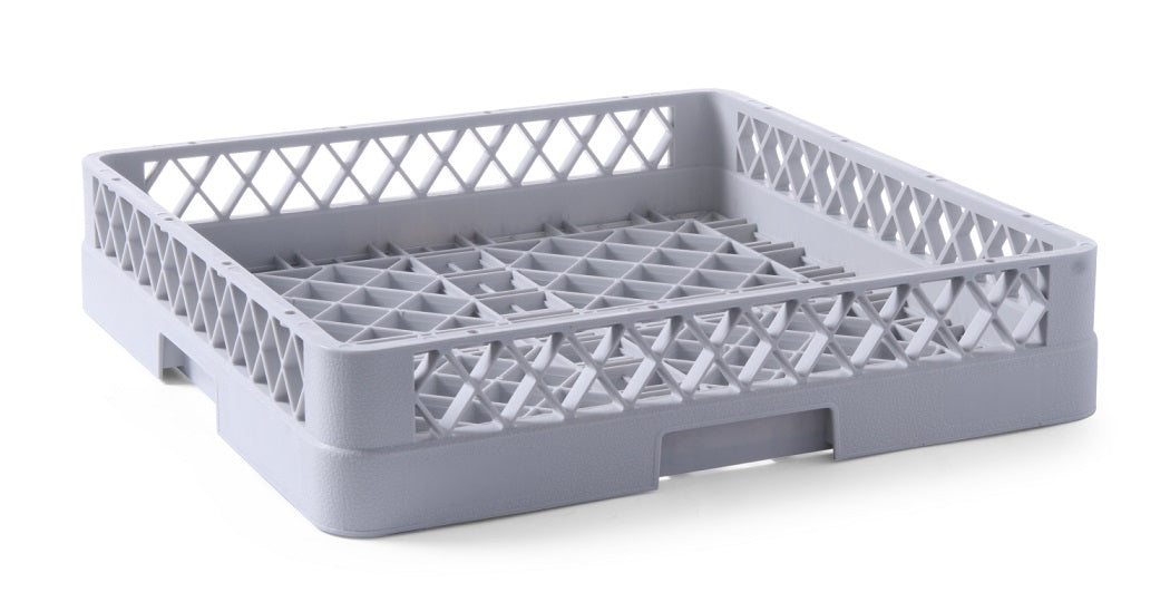 Oppvaskmaskinkurv for kopper og glass – 500 × 500 × (H) 100 mm