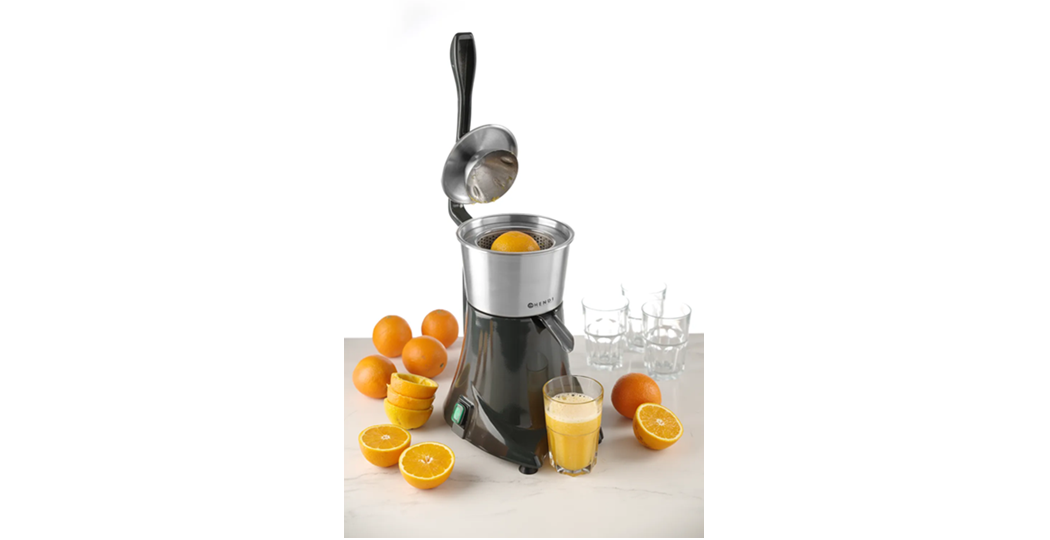 Elektrisk juicepresse for 3 størrelser sitrusfrukt – For profesjonell bruk