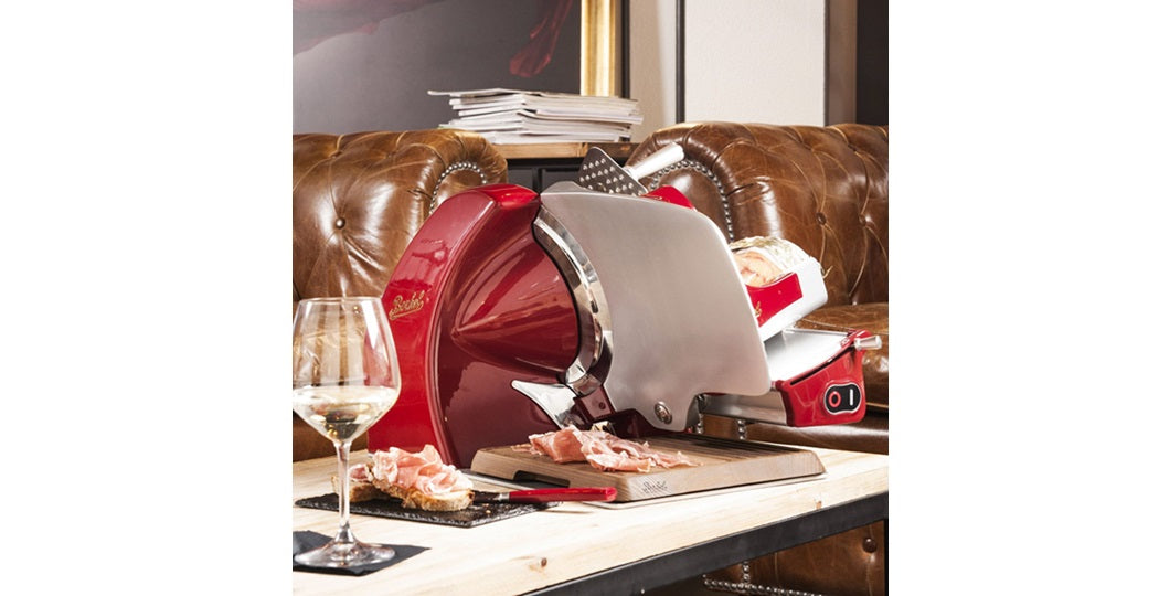 Berkel elektrisk oppskjærsmaskin Home Line 250 Pluss rød