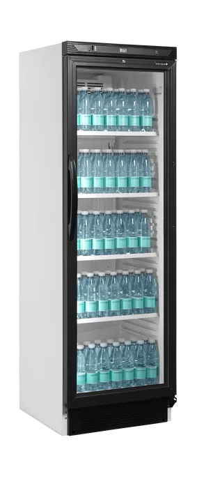 Tefcold Flaskekjøler / Displaykjøler CEV425 1 LED perfekt for kiosker, kantiner, restauranter og idrettslag