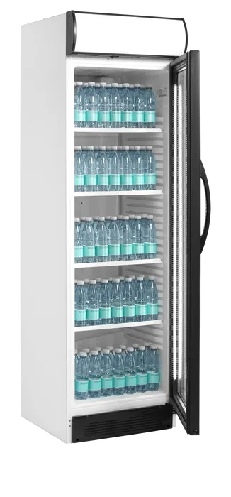 Tefcold Flaskekjøler / Displaykjøler CEV425CP 2 LED perfekt for kiosker, kantiner, restauranter og idrettslag
