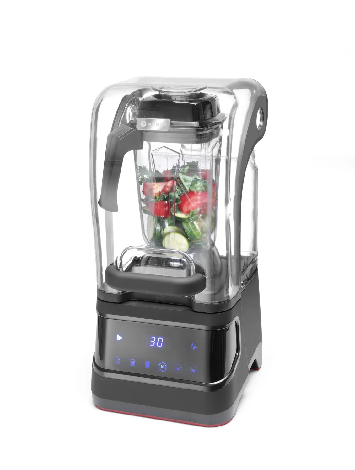 Blender med lydkapsling og LED display - Leveres med BPA-fri 2,5 liter beholder bruddsikker Tritan
