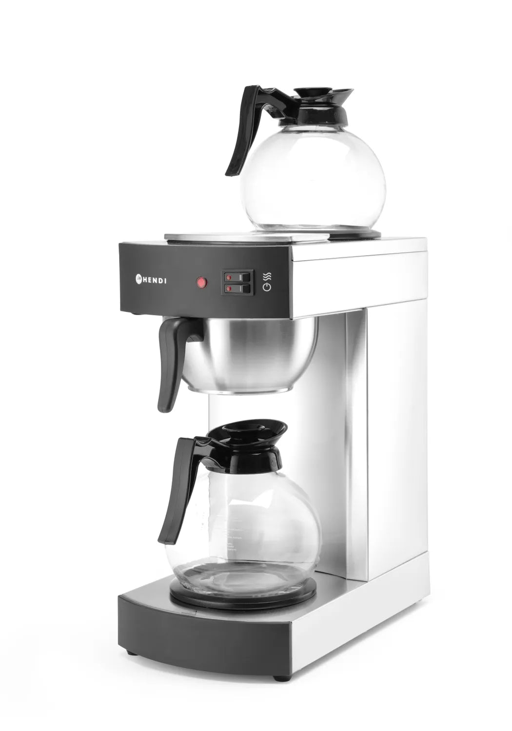 Kaffetrakter med 2 stk 1,8 liter kanner - Profesjonell filterkaffemaskin for bedrift