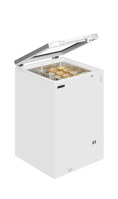 Tefcold iskremdisk ST160 med hengslet lokk og kurv